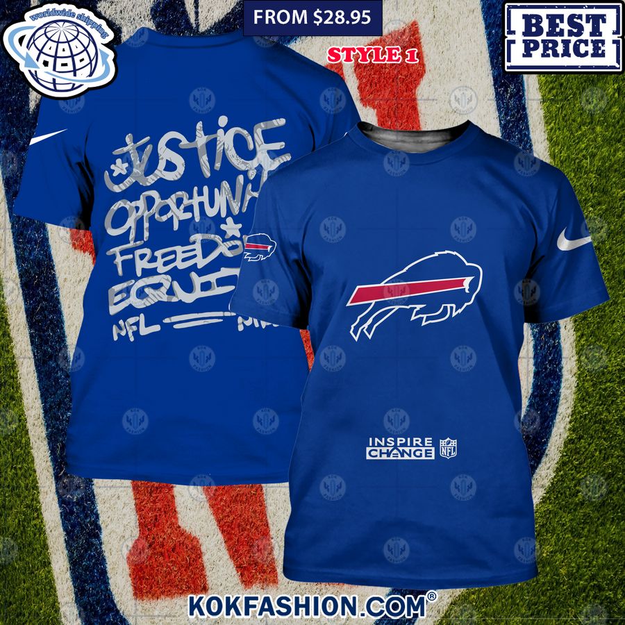HOT Buffalo Bills Justice Inspire Change Shirt Wow! What a picture you click