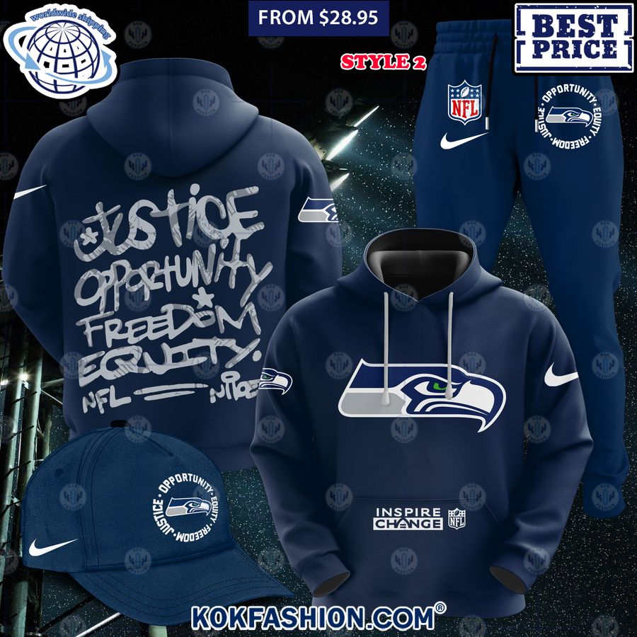 HOT Seattle Seahawks Justice Inspire Change Shirt Natural and awesome