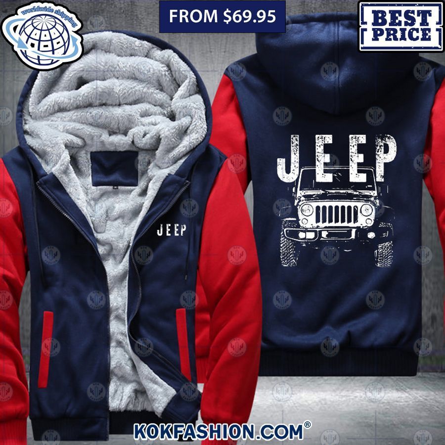 Jeep Car Fleece Hoodie Such a charming picture.