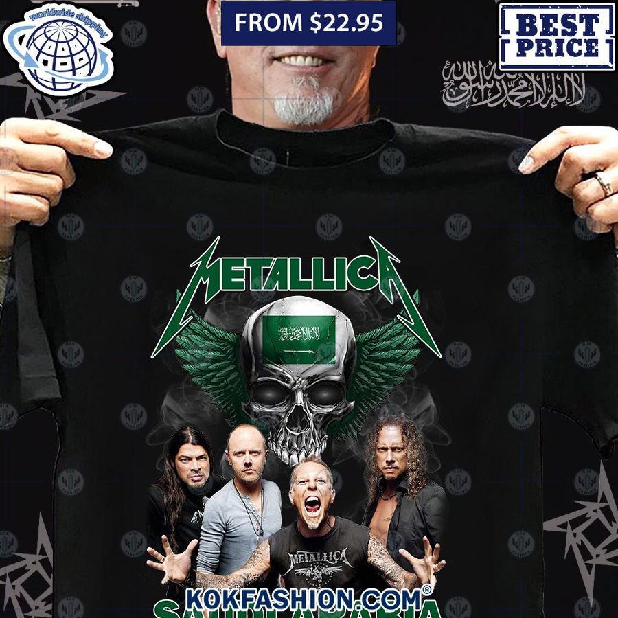 Metallica Saudi Arabia 2023 Shirt You look so healthy and fit