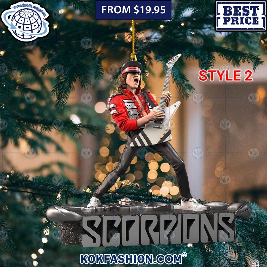 Scorpions Band Christmas Ornament Natural and awesome
