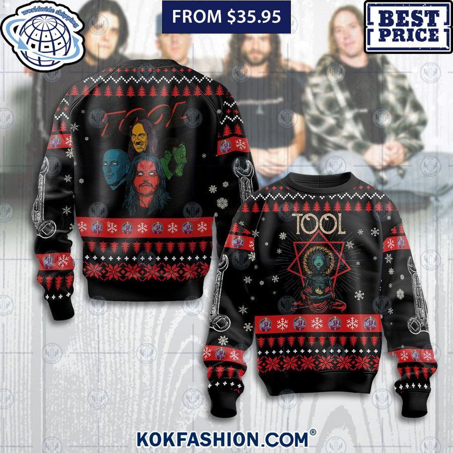 Tool Band Christmas Sweater This picture is worth a thousand words.