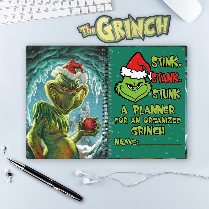 Grinch Stink Stank Stunk for an organized planner
