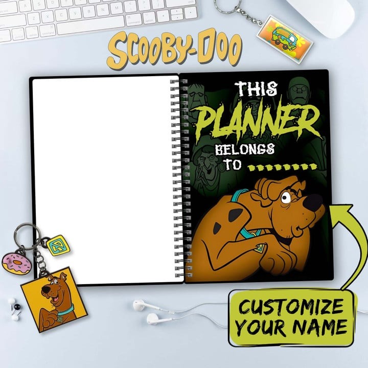 Scooby Doo this planner belongs to custom name planner