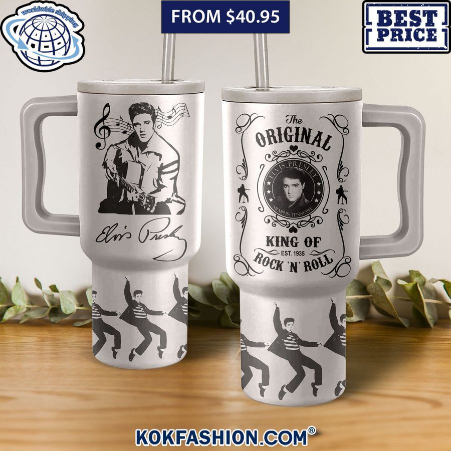 Elvis Presley King of Rock N Roll Tumbler 40oz My favourite picture of yours